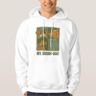 Hey Scooby-Doo Tribal Square Grafik Hoodie