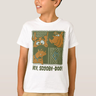 Hey Scooby-Doo Tribal Square Grafik T-Shirt