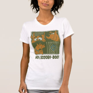 Hey Scooby-Doo Tribal Square Grafik T-Shirt