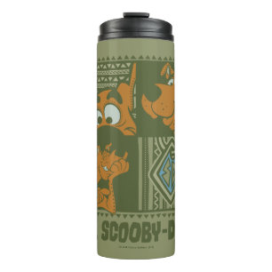 Hey Scooby-Doo Tribal Square Grafik Thermosbecher