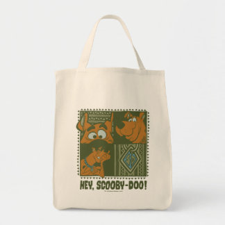 Hey Scooby-Doo Tribal Square Grafik Tragetasche