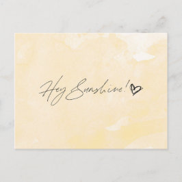 Hey Sonnenschein Postkarte