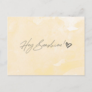 Hey Sonnenschein Postkarte