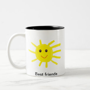 Hey Sonnenschein Zweifarbige Tasse