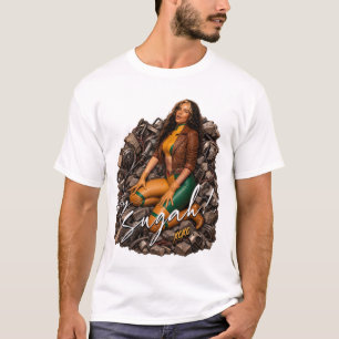Hey Sugah! Inde Rogue-Inspirierte Retro Mutant Pin T-Shirt