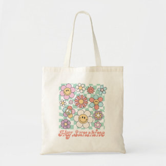Hey Sunshine Blumensommer Tragetasche