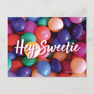 Hey Sweetie Postcard Postkarte