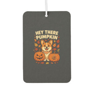 Hey There Kürbis Corgi Halloween Kürbisse Herbst  Autolufterfrischer