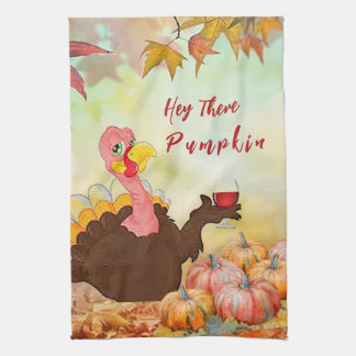 „Hey There Pumkin“-Küchenhandtuch Geschirrtuch
