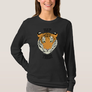 Hey Tiger Retro Vintag Style Grafik Tier Cool T-Shirt