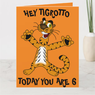 HEY TIGROTTO Boy Birthday Card Karte
