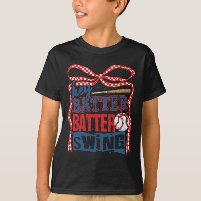 Hey Tter Tter Swing Sell Coquette Bow T-Shirt (Vorderseite)
