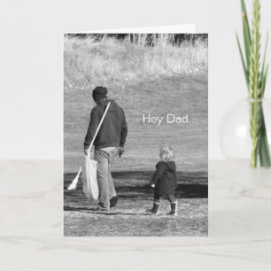 Hey Vater... Weihnachtskarte Feiertagskarte