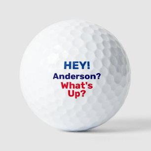Hey! Was ist los? Personalisierte Funny Golf Balls Golfball