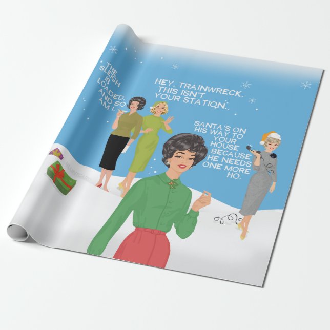 Hey Wrack, das ist nicht dein Bahnhof. Geschenkpapier (Ungerollt)