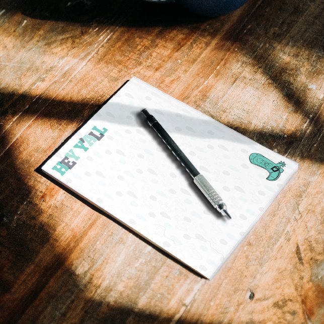 Hey Y'All - Texas Notizblock (Von Creator hochgeladen)