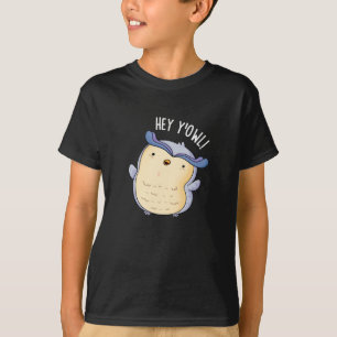 Hey Y'Owl Owl Puck Dark BG T-Shirt