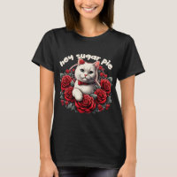 hey-zucker-kuchen-T - Shirt, lustiges shirt, Blume