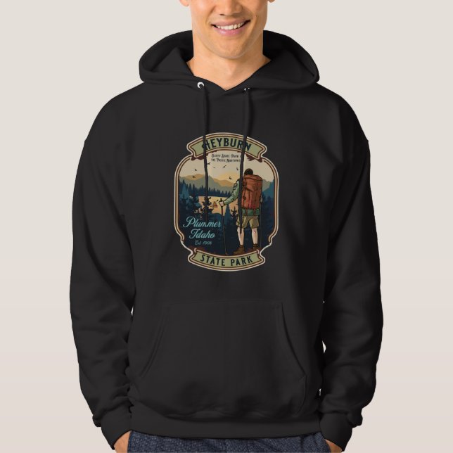 Heyburn State Park Plummer Idaho Hiking Camping So Hoodie (Vorderseite)