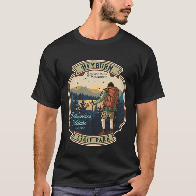 Heyburn State Park Plummer Idaho Hiking Camping So T-Shirt (Vorderseite)