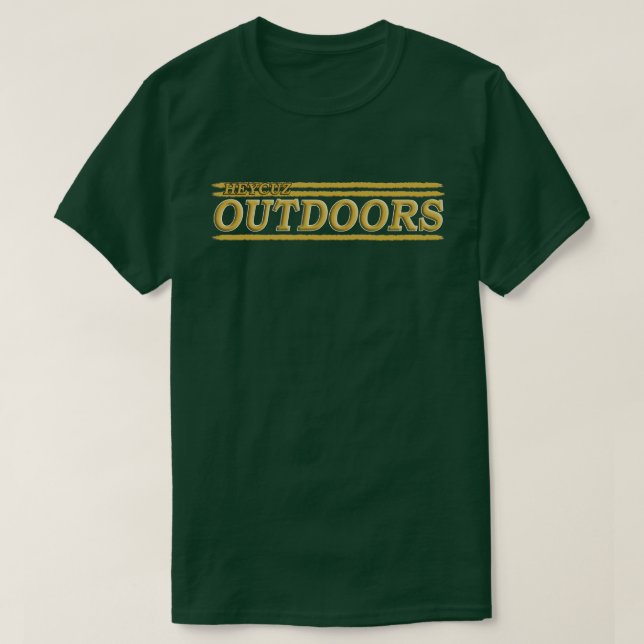 HeyCuz Outdoor Golden Green T-Shirt (Design vorne)