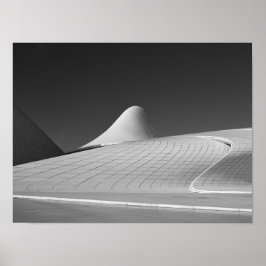 Heydar Aliyev Center in Baku Aserbaidschan Poster
