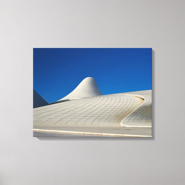 Heydar Aliyev Center in Baku Leinwanddruck (Vorderseite)