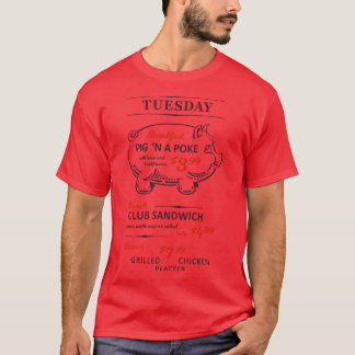 Heyuesday Pig N A Poke Geschenk T-Shirt