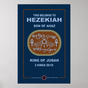 Hezekiah Signet Poster