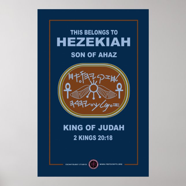 Hezekiah Signet Poster (Vorne)