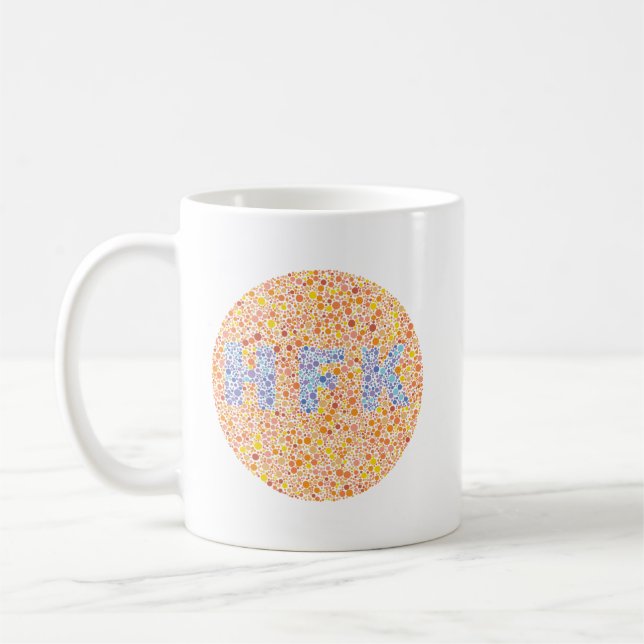 HFK Ishihara Test-Tasse Kaffeetasse (Links)