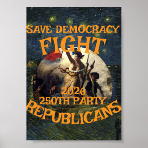 HG CBP 250. JAHRESTAG USA-FLAGGE AMERIKA TRUMPS POSTER
