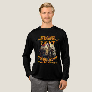 HG CBP 250. JAHRESTAG USA-FLAGGE AMERIKA TRUMPS Tri-Blend SHIRT