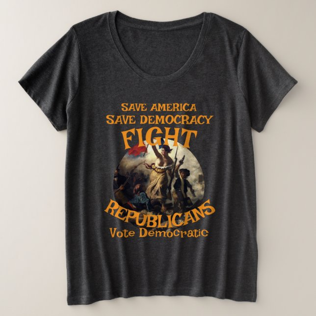 HG CBP GEMISCHTER MARTIAL ARTS KAFIGHT TRUMPS TEE (Design vorne)
