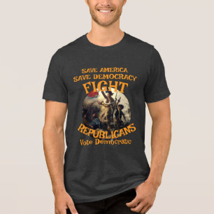 HG CBP PATRIOT AMERIKANISCHER STOLZ FAMILIE 1776 R Tri-Blend SHIRT