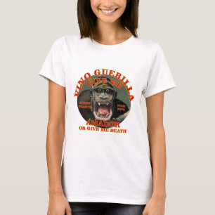 HG FW FV WEIN Guerilla WEISS ROT Amador Tod T-Shirt