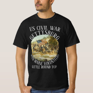 HG GETTYSBURG US-Bürgerkrieg 20. MAINE-FREIWILLIGE T-Shirt