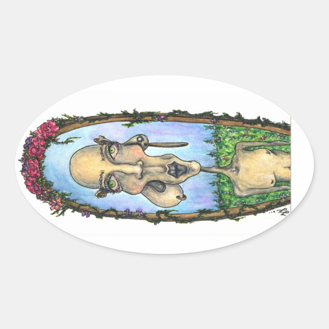 Hg Ovaler Aufkleber (Vorderseite)