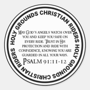 HG_Psalm91_Sticker Runder Aufkleber