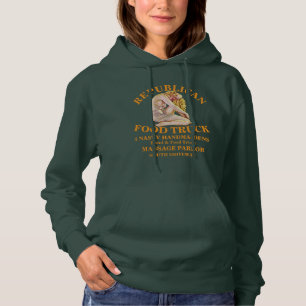 HG REPUBLIKANISCHE MASSAGEPARLOUR SCHMUTZIGE MAGD HOODIE