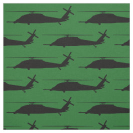 HH-60 Pave Hawk Silhouette Black auf Green Stoff