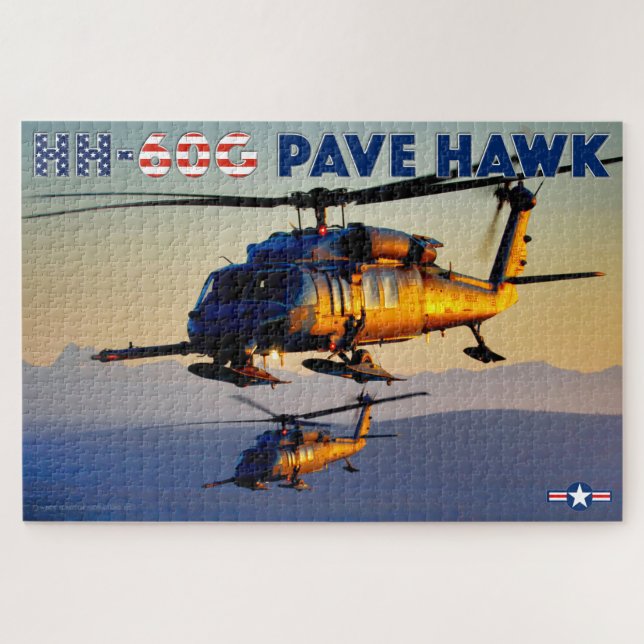 HH-60G PAVE HAWK (20x30 INCH) Puzzle (Horizontal)