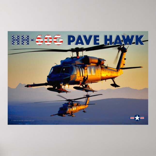 HH-60G PAVE HAWK POSTER (Vorne)