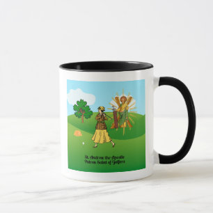 HH. Andreas und Judas mit 2 Golferinnen Tasse