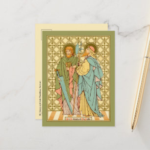 HH. Simon und Judas Thaddäus (RLS 16) Postkarte