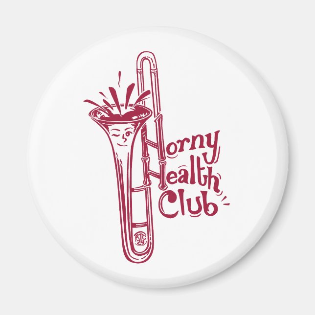 HHC (Trombone) Circle Magnet (Vorne)