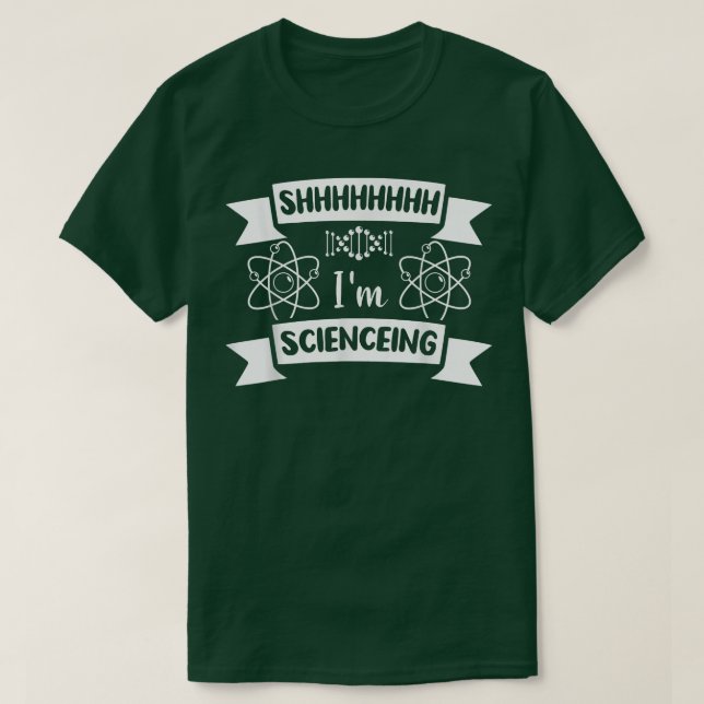 hhhhhhhh ich bin Wissenschaftler T-Shirt (Design vorne)