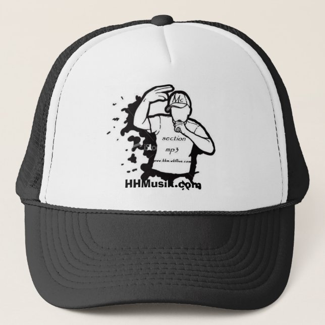 HHMusik.com-Kappe Truckerkappe (Vorderseite)