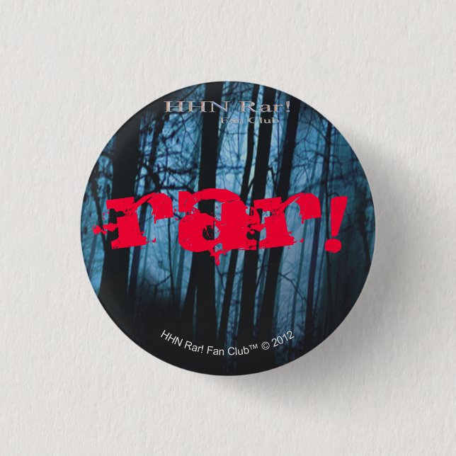 HHN Rar! Runder Knopf 1 Button (Vorderseite)