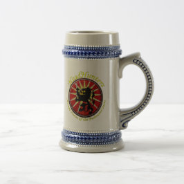 HHOD - Füllen Sie mit clanner Rissen - Stein Bierglas